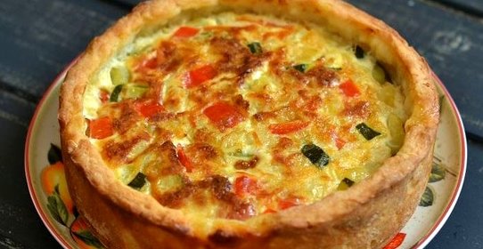 Пирог из картофельного теста