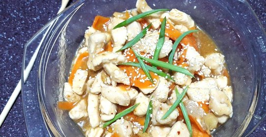Куриная грудка в кисло-сладком соусе