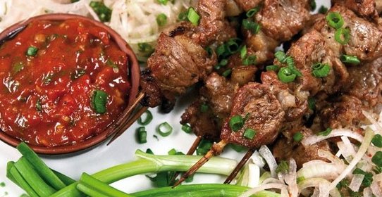 Шашлык из свинины в духовке