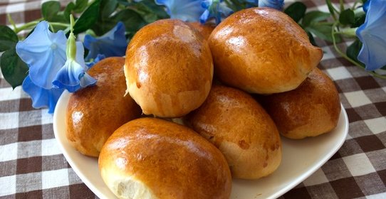 Пирожки с капустой духовые