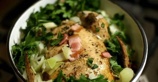 Ароматная курица в духовке