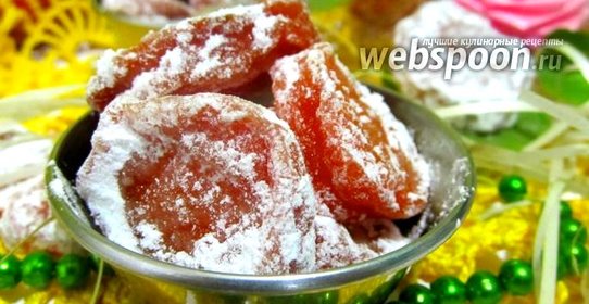 Морковные цукаты