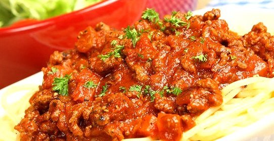 Традиционные спагетти болоньезе