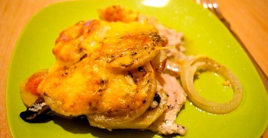 Мясо по-французски из филе курицы