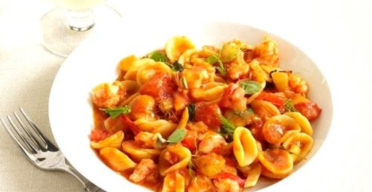 Паста с опятами