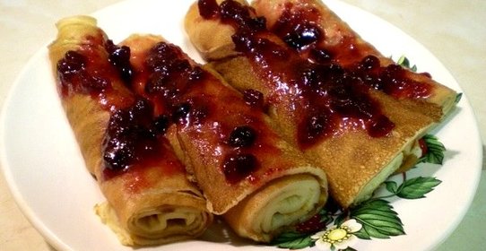 Блины в бутылке на кефире