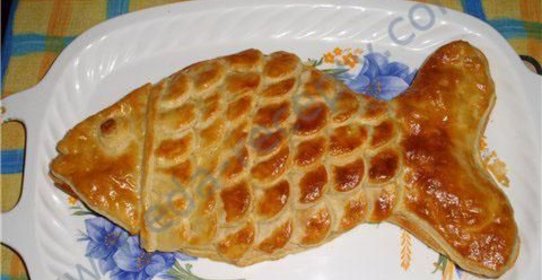 Пирог Золотая рыбка