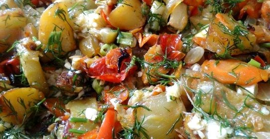 Овощное рагу в духовке