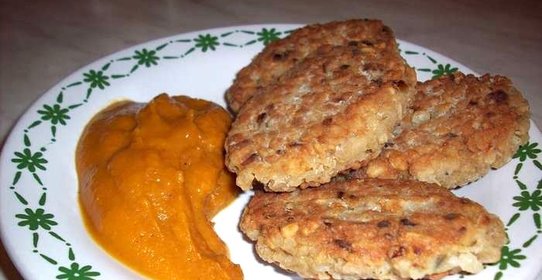 Геркулесовые котлеты