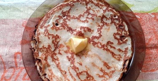 Заварные блины на ряженке