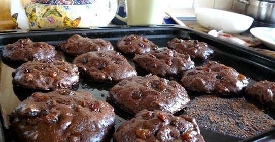 Домашнее шоколадное печенье