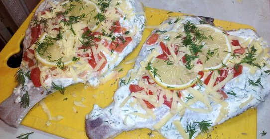 Камбала в духовке