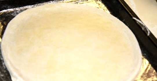 Тонкое бездрожжевое тесто для пиццы