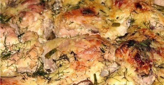 Курица в кефире