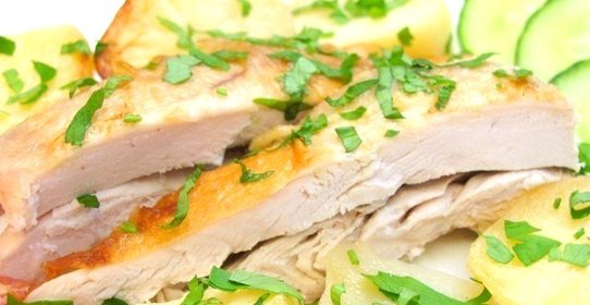 Курица с картофелем