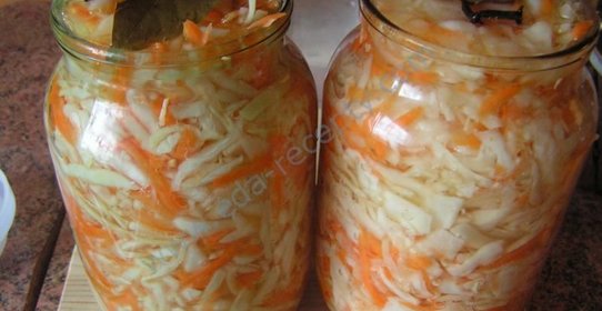 Быстрая маринованная капуста