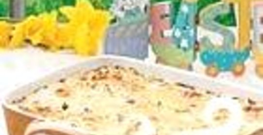 Лазанья со спаржей