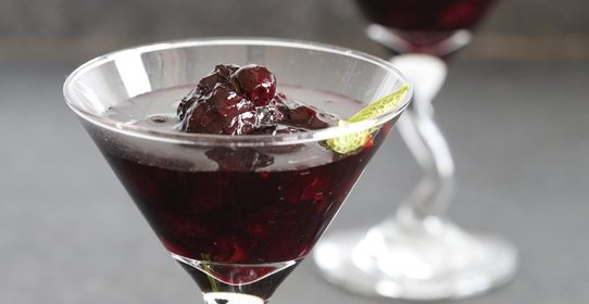 Самое быстрое варенье из голубики с мятой