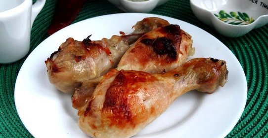 Куриные голени в грейпфрутово - мятном маринаде