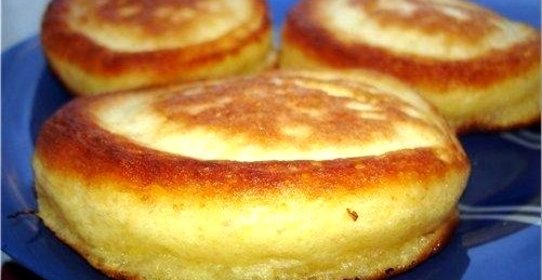 Пышные оладьи на кефире