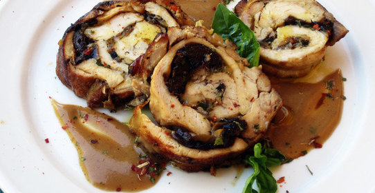 Рулетики куриные