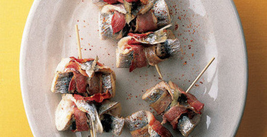 Шашлычки из сардин