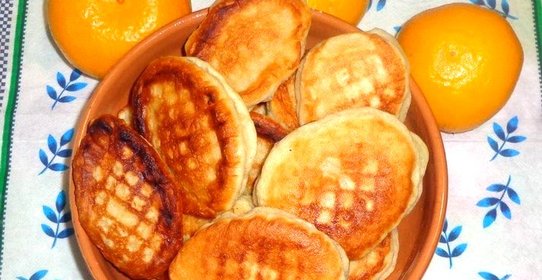 Лимонные оладьи