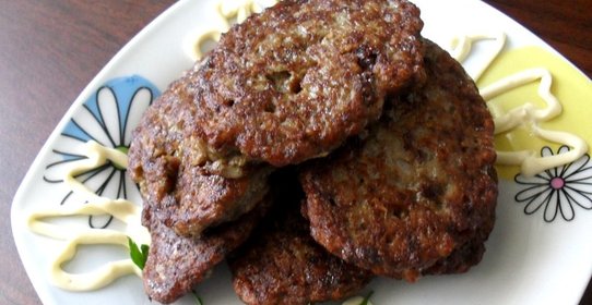 Печеночные оладьи без муки
