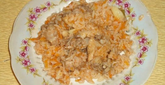 Каша рисовая с курицей