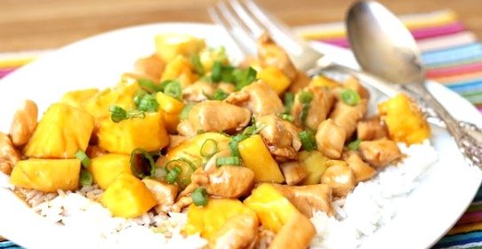 Курица с ананасами в мультиварке