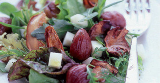 Салат с белыми грибами