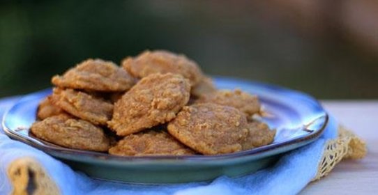 Тыквенное печенье с овсяными хлопьями