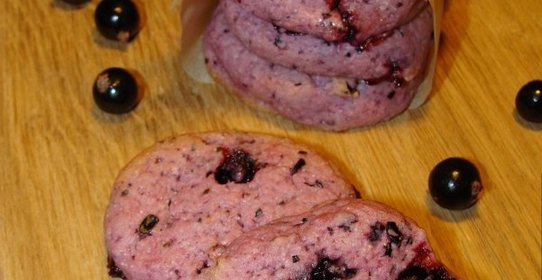 Черносмородиновое печенье