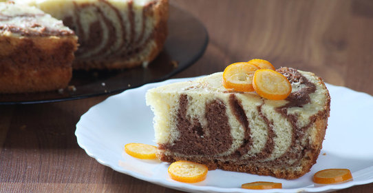 Пирог «Зебра»