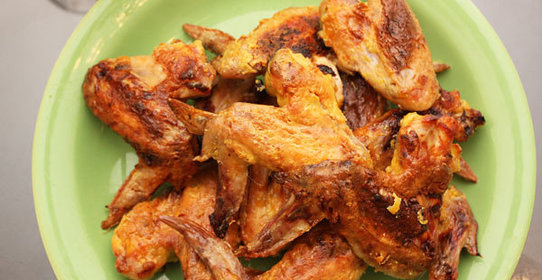 Куриные крылышки в медово-горчичном соусе