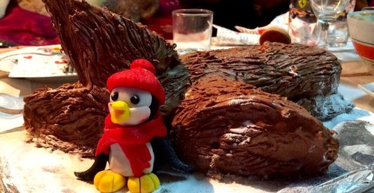 Торт «Рождественское полено»