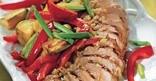 Маринованная вырезка свинины