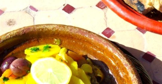 Тажин с курицей