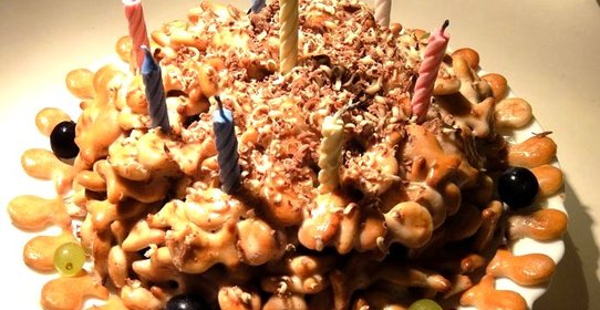 Торт из печенья Рыбки