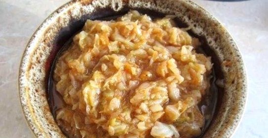 Капуста тушеная с мясом в мультиварке