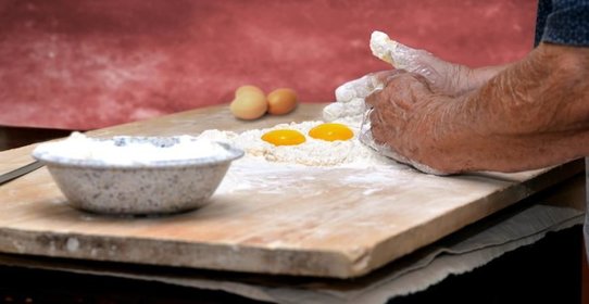 Домашняя паста с мясным рагу