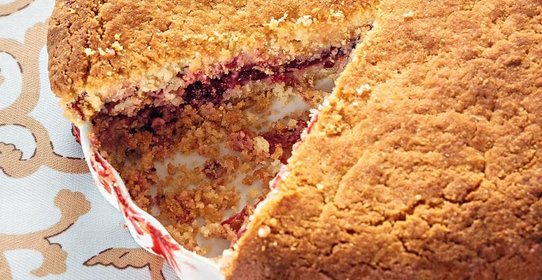 Клюквенный пирог