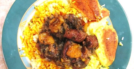 Азербайджанский плов с бараниной