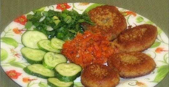 Оладьи из икры рыбы