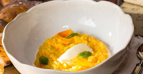 Рисовая каша с тыквой