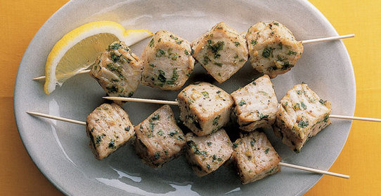 Шашлычки из тунца