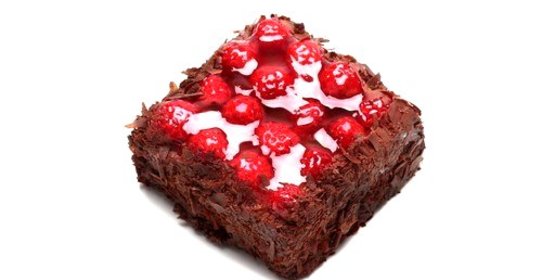 Кофейный торт с клюквой