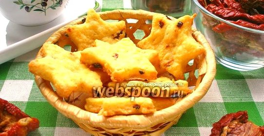 Печенье сырно-томатное