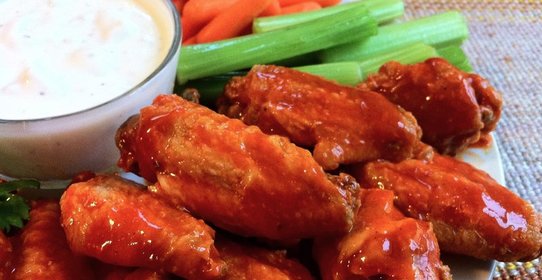 Куриные крылышки в микроволновке