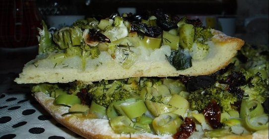 Пирог овощной с брокколи